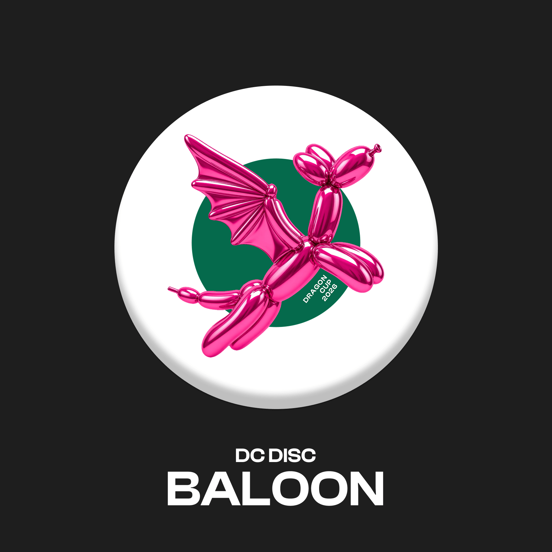 Dysk Dragon Cup 2026 — wzór Baloon