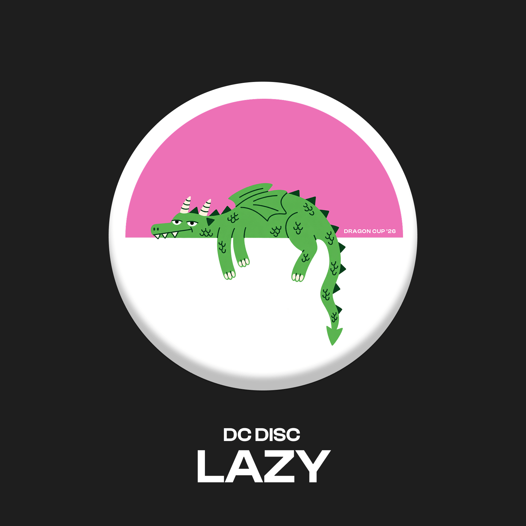 Dysk Dragon Cup 2026 — wzór Lazy